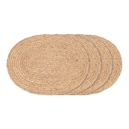 Zestaw 4 podkładek jutowych owalnych Bombay 45cm House Nordic