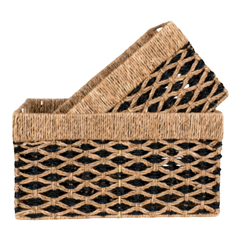 Zestaw 2 koszy Salar trawa morska House Nordic