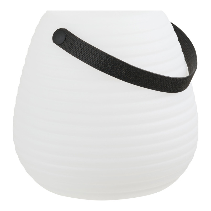 Lampa ogrodowa przenośna Derry LED RGM 20,5cm biała z paskiem House Nordic