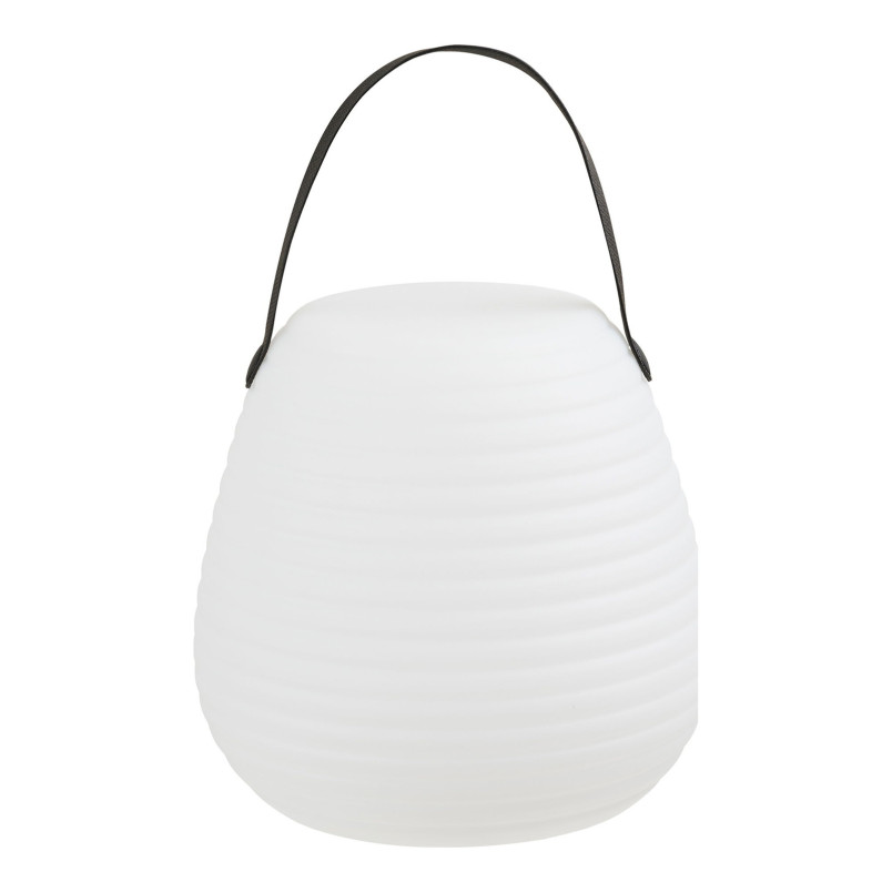 Lampa ogrodowa przenośna Derry LED RGM 20,5cm biała z paskiem House Nordic
