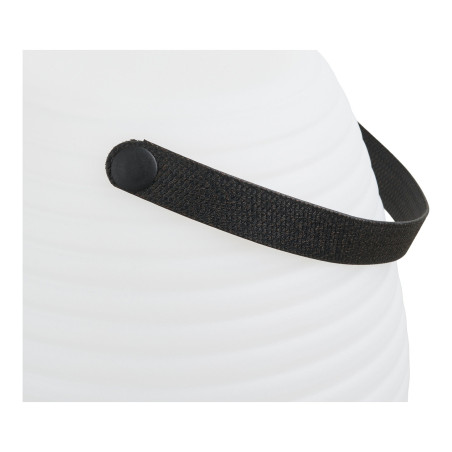 Lampa ogrodowa przenośna Derry LED RGM 20,5cm biała z paskiem House Nordic