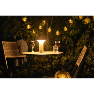 Lampa ogrodowa akumulatorowa Ramsey LED beżowa House Nordic