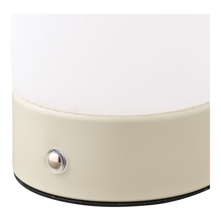 Lampa stołowa akumulatorowa Ashford H18cm beżowo-biała House Nordic