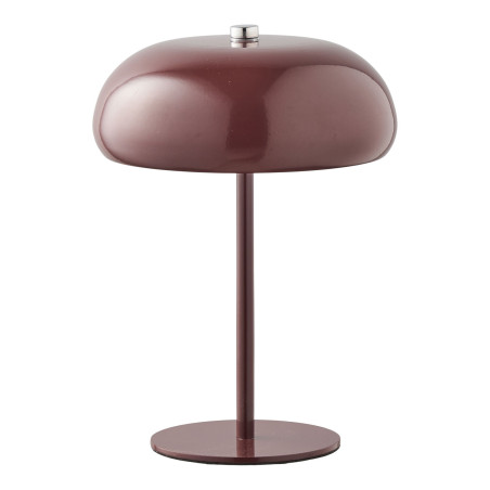 Lampa stołowa retro - bezprzewodowa Margate LED bordowa House Nordic