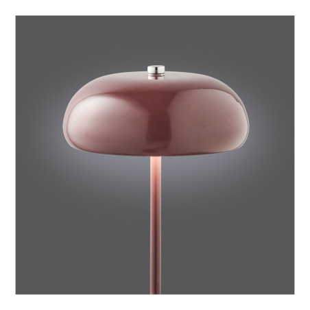 Lampa stołowa retro - bezprzewodowa Margate LED bordowa House Nordic