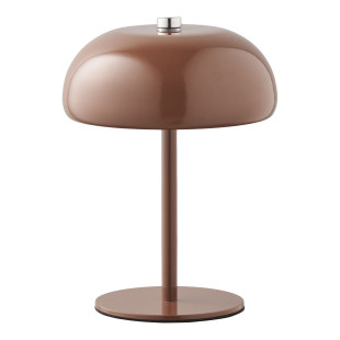 Lampa stołowa retro - bezprzewodowa Margate LED brązowa House Nordic