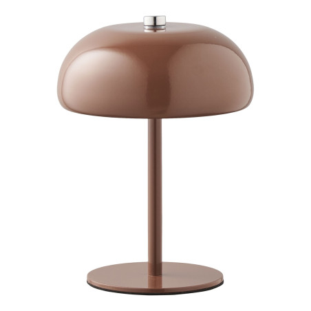 Lampa stołowa retro - bezprzewodowa Margate LED brązowa House Nordic