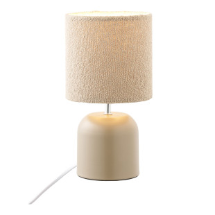 Lampa stołowa z abażurem Morley H24cm beżowa House Nordic