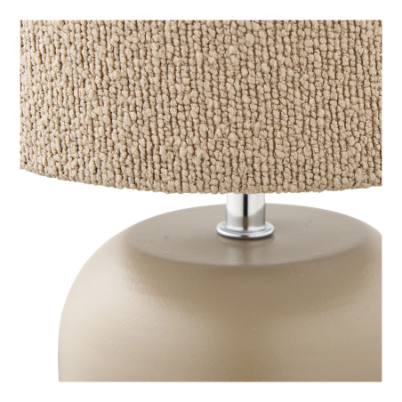 Lampa stołowa z abażurem Morley H24cm beżowa House Nordic