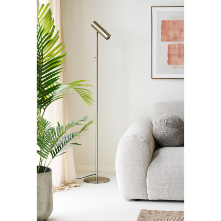 Lampa podłogowa reflektorek Paris 150cm srebrna House Nordic