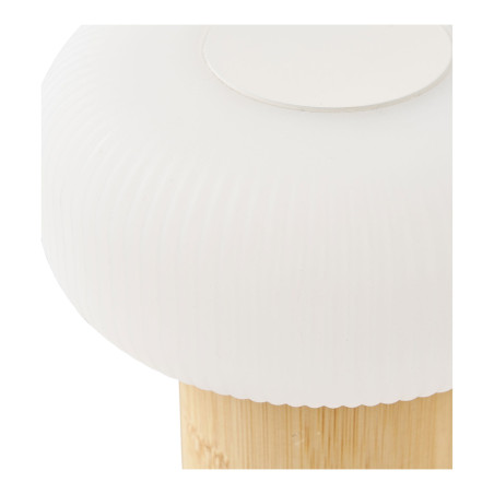 Lampa stołowa akumulatorowa Stafford H18cm drewno / biały House Nordic