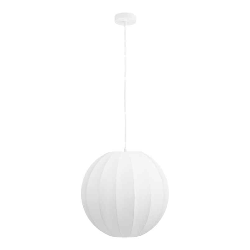 Lampa wisząca kula japandi Coventry biała 40cm biała House Nordic