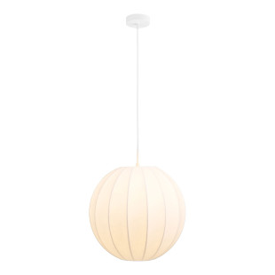 Lampa wisząca kula japandi Coventry biała 40cm biała House Nordic
