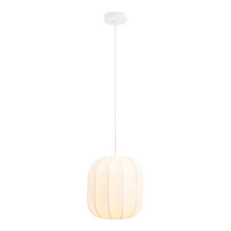 Lampa wisząca japandi Coventry biała 25cm biała House Nordic