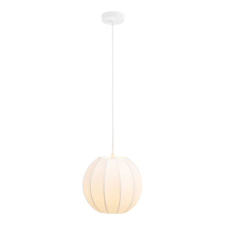 Lampa wisząca kula japandi Coventry biała 25cm biała House Nordic