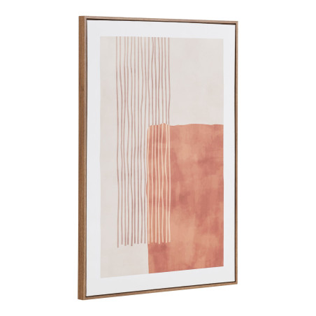 Obraz na płótnie Mina - grafika na płótnie beżowo-brązowy nr 1 50x70 cm House Nordic