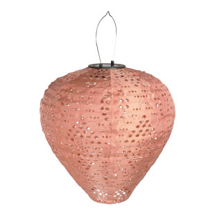 Lampion ogrodowy Greatham 30cm różowy House Nordic