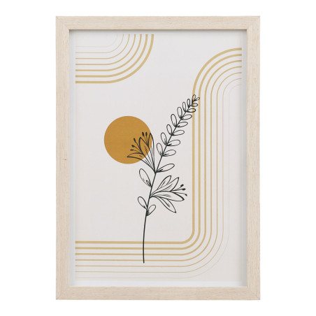 Zestaw 3 obrazków w ramie Madison jasne drewno House Nordic