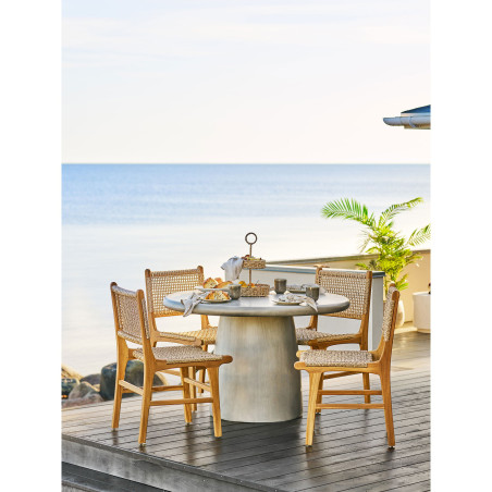 Taca Rifbjerg trawa morska naturalna 25x40,5 cm House Nordic