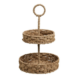 Taca Rifbjerg trawa morska naturalna 25x40,5 cm House Nordic