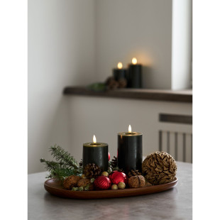 Taca z drewna akacjowego - organiczny kształt 28x39x2,5cm House Nordic