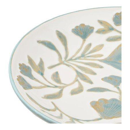 Taca ceramiczna Miorzb 35,5c kwiatowy wzór House Nordic