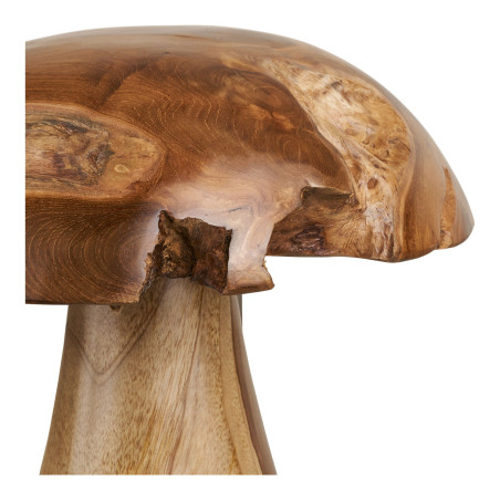 Dekoracja ogrodowa 2 grzyby z drewna tekowego Mushrooms House Nordic
