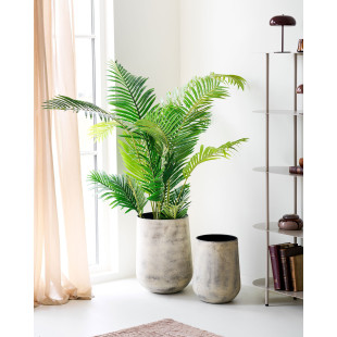 Zestaw 2 donic w stylu wabi-sabi Hou 35cm + 30cm antyczny beż House Nordic