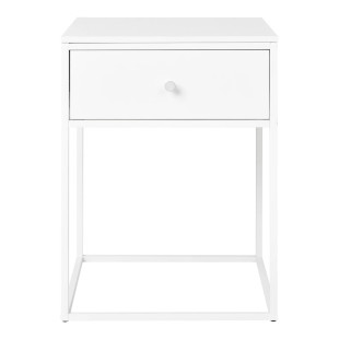 Szafka nocna z szufladą Vita 55x40x40x biała House Nordic