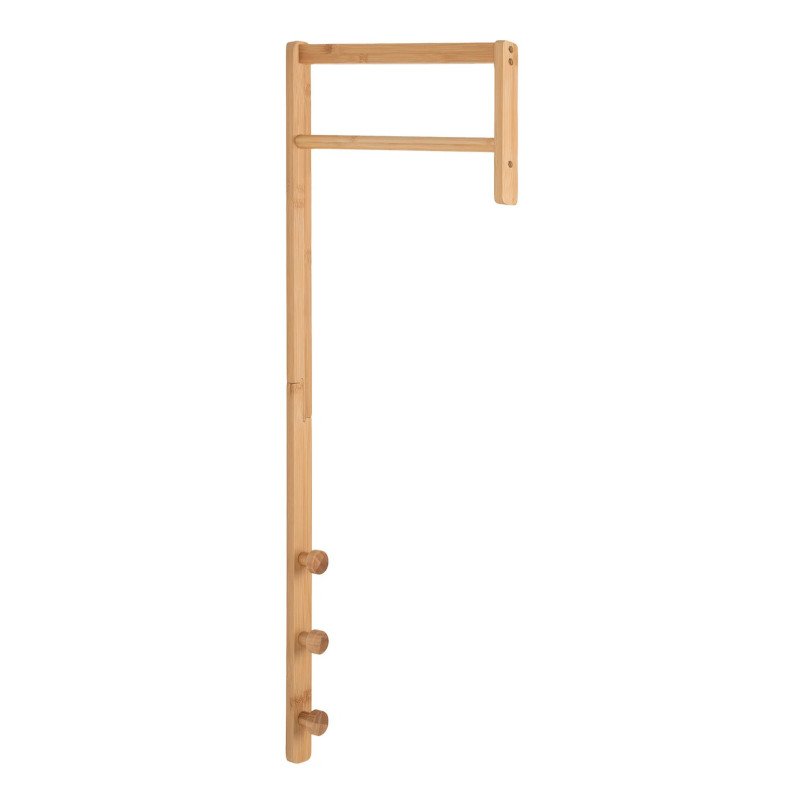 Wieszak ścienny do przedpokoju Trento bambusowy 82cm House Nordic
