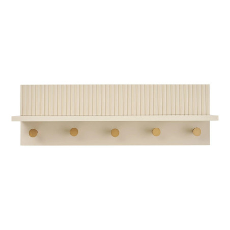 Wieszak ścienny z półką Rocca bezowy 50cm House Nordic