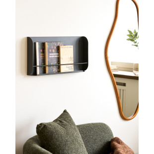Półka ścienna metalowa Volterra 60x30cm ciemnoszara House Nordic