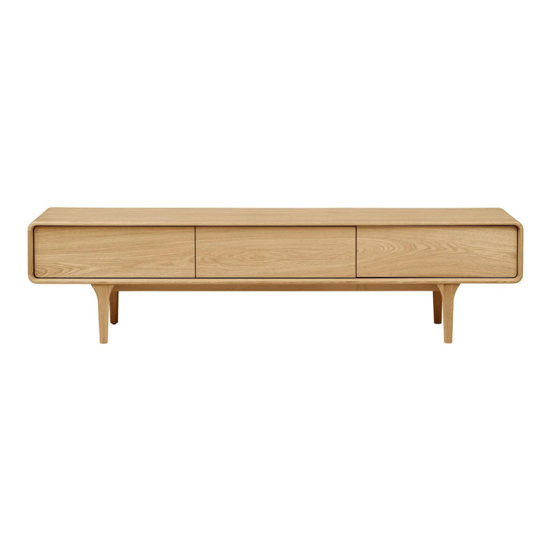 Szafka RTV na nóżkach Darwin 180cm dąb naturalny House Nordic