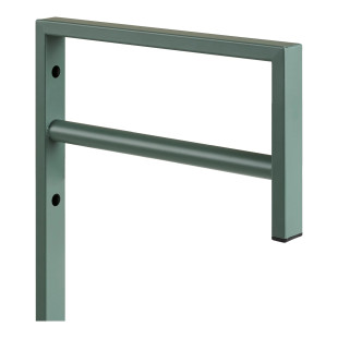 Wieszak ścienny do przedpokoju Trento zielony metalowy 82cm House Nordic