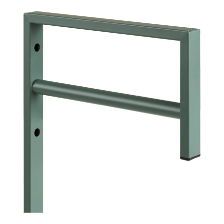Wieszak ścienny do przedpokoju Trento zielony metalowy 82cm House Nordic