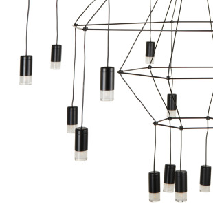 Lampa wisząca LINEA-20 czarna 120cm Step Into Design