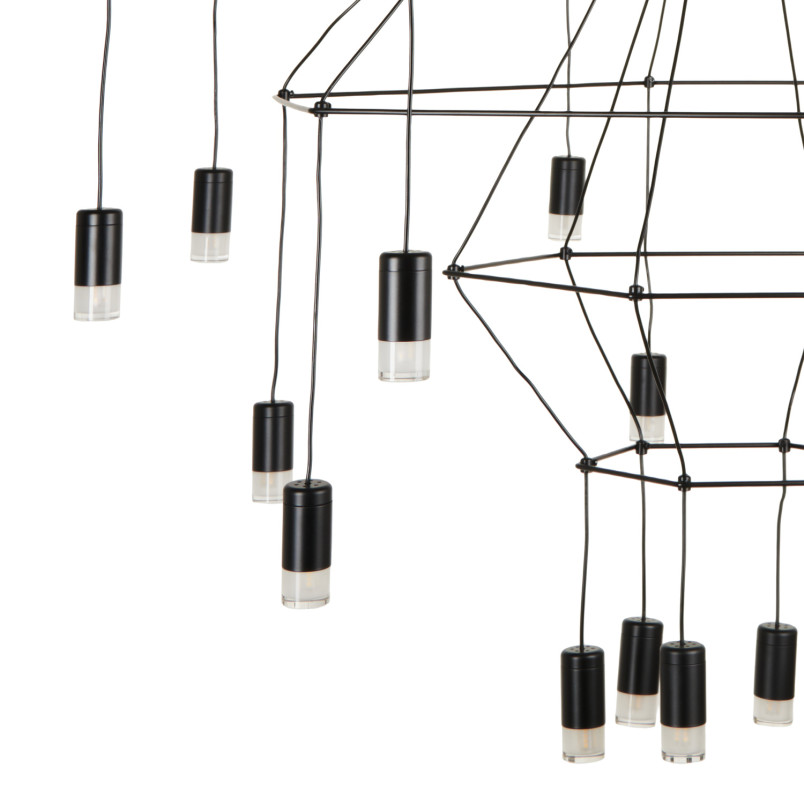 Lampa wisząca LINEA-20 czarna 120cm Step Into Design