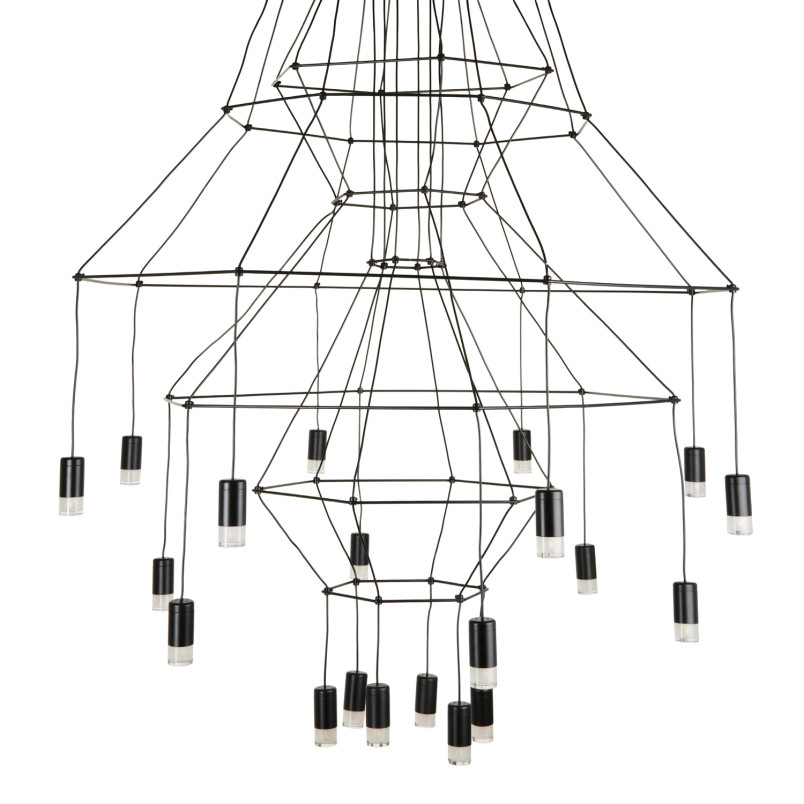 Lampa wisząca LINEA-20 czarna 120cm Step Into Design