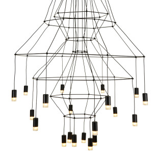 Lampa wisząca LINEA-20 czarna 120cm Step Into Design
