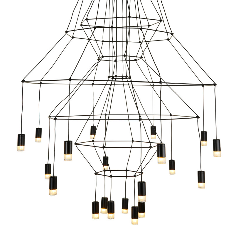Lampa wisząca LINEA-20 czarna 120cm Step Into Design