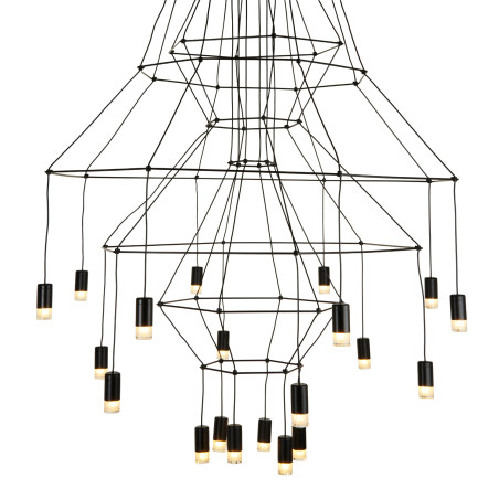 Lampa wisząca LINEA-20 czarna 120cm Step Into Design