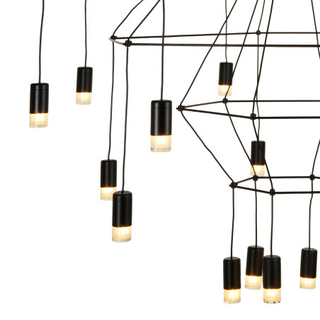 Lampa wisząca LINEA-20 czarna 120cm Step Into Design