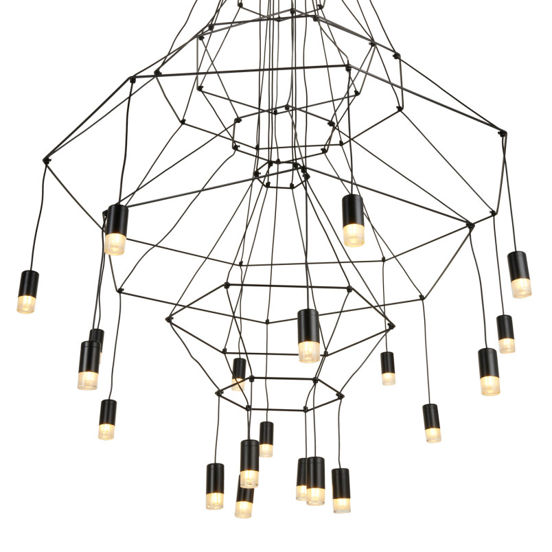 Lampa wisząca LINEA-20 czarna 120cm Step Into Design