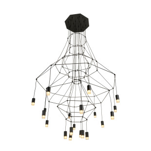Lampa wisząca LINEA-20 czarna 120cm Step Into Design