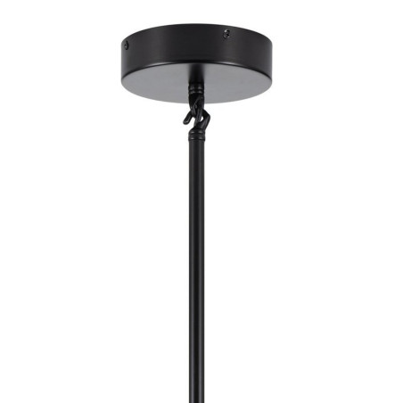 Lampa wisząca MODERN ORCHID-9 transparentno czarna 150 cm Step Into Design