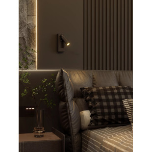 Kinkiet reflektorek Core LED czarny MaxLight