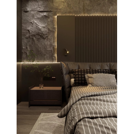 Kinkiet reflektorek Core LED czarny MaxLight