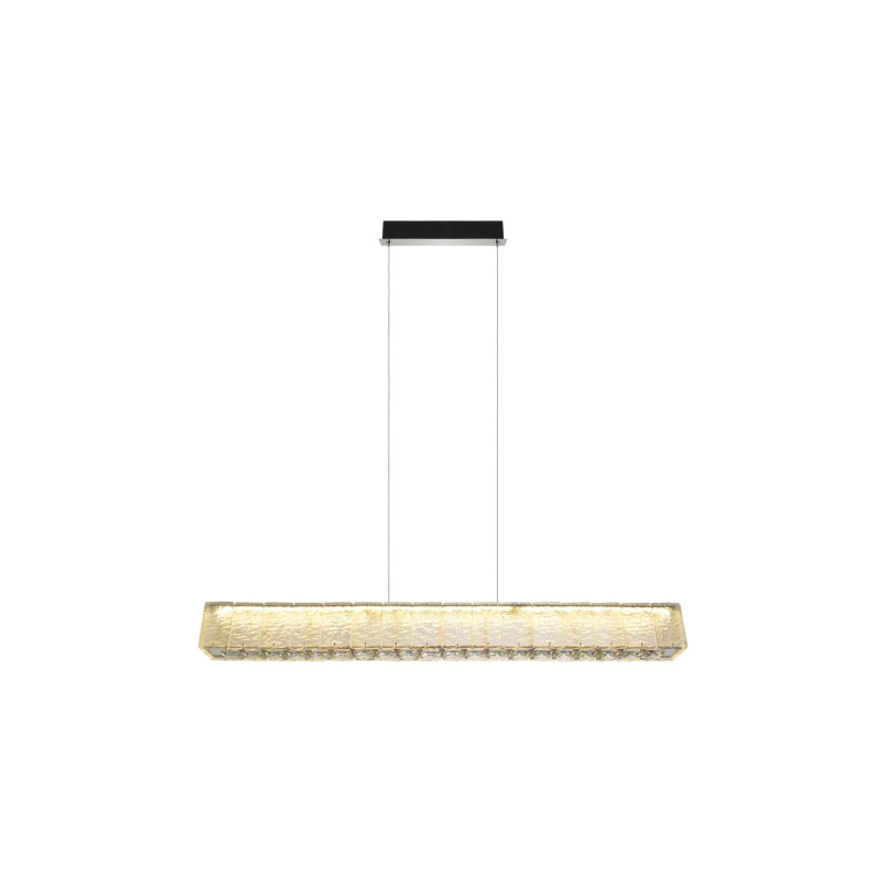 Lampa wisząca szklana glamour Savoy LED 97cm MaxLight