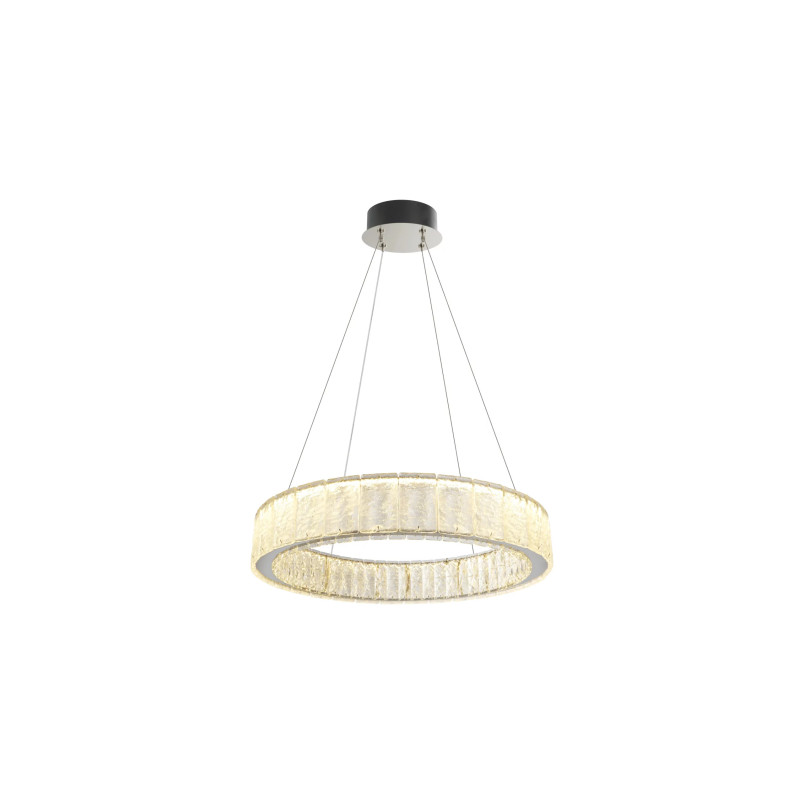 Lampa wisząca szklana okrągła Savoy LED 59cm MaxLight