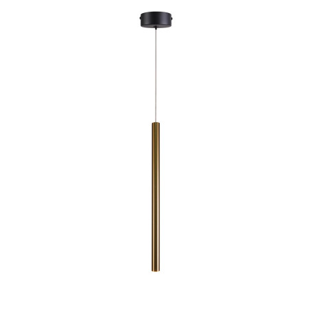 Lampa wisząca tuba Metalic LED 2cm H45cm szampańska MaxLight
